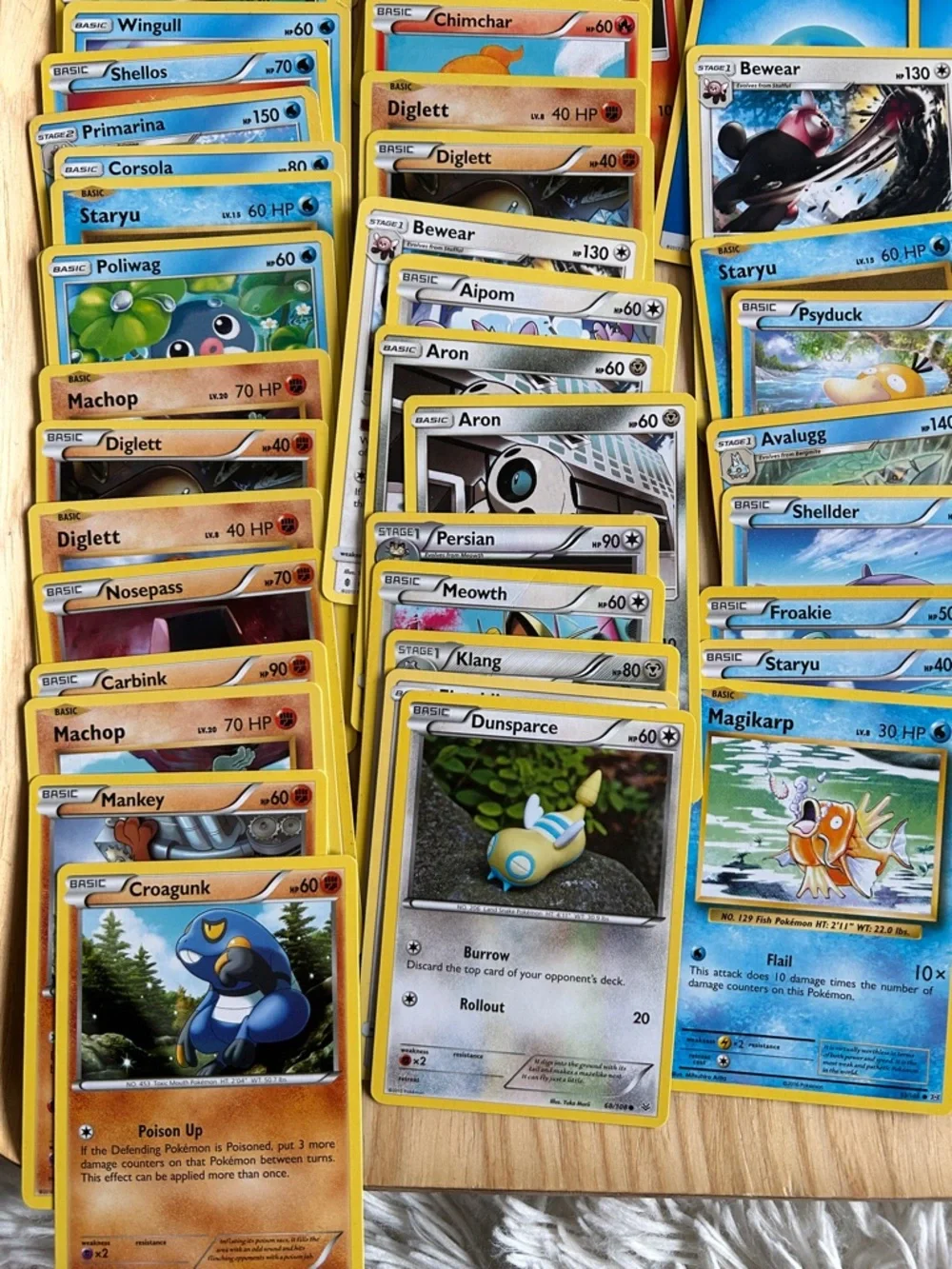 60 Pokemon Orange, Grey, Purple, Blue & Green Card Lot - Mixed Set - Picture 4 of 6
